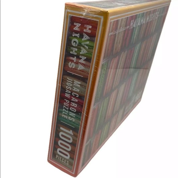 Macarons Jigsaw Puzzle - 1000 Pieces - Havana Nights French Bakery Cook Paris - Picture 2 of 7